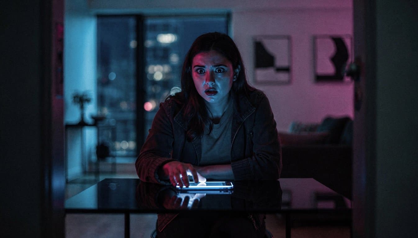 Girlfriend hiding her phone, suspicious phone behavior